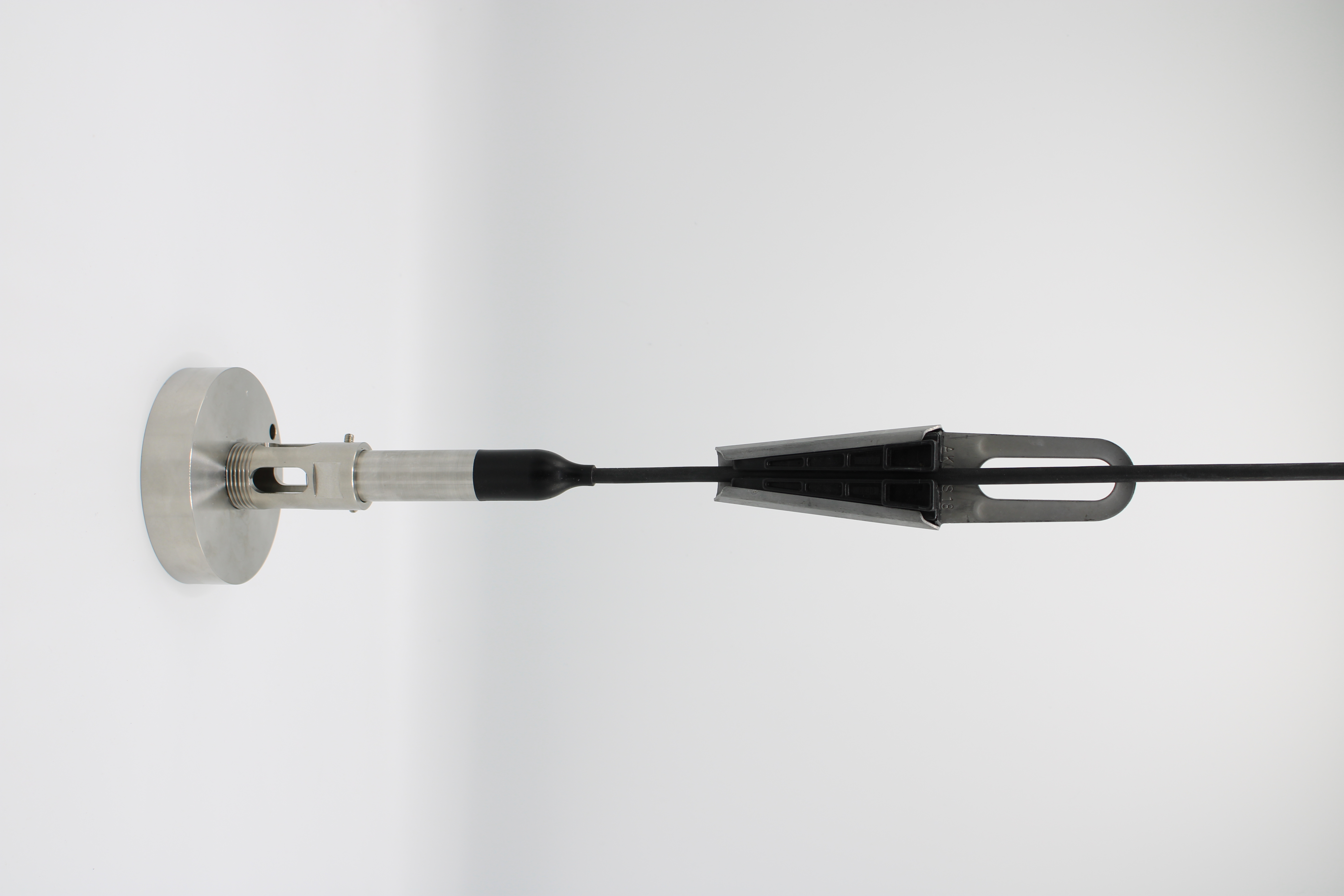 Cable Hanger With Transmitter and Sink Weight